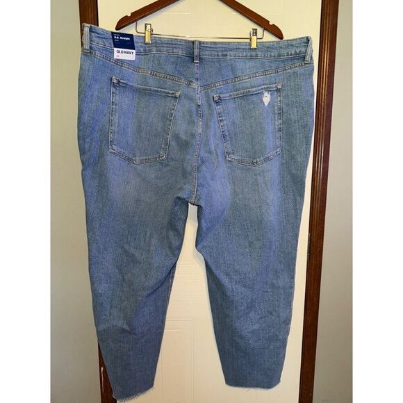 Old Navy High-Waisted Secret-Smooth Pockets O.G. Straight Ankle Jeans Size 26 - Picture 11 of 12
